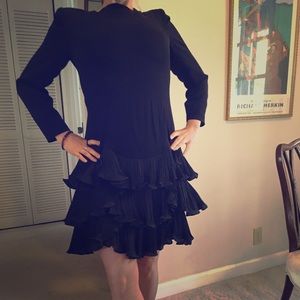 Carolina Herrera vintage black dress